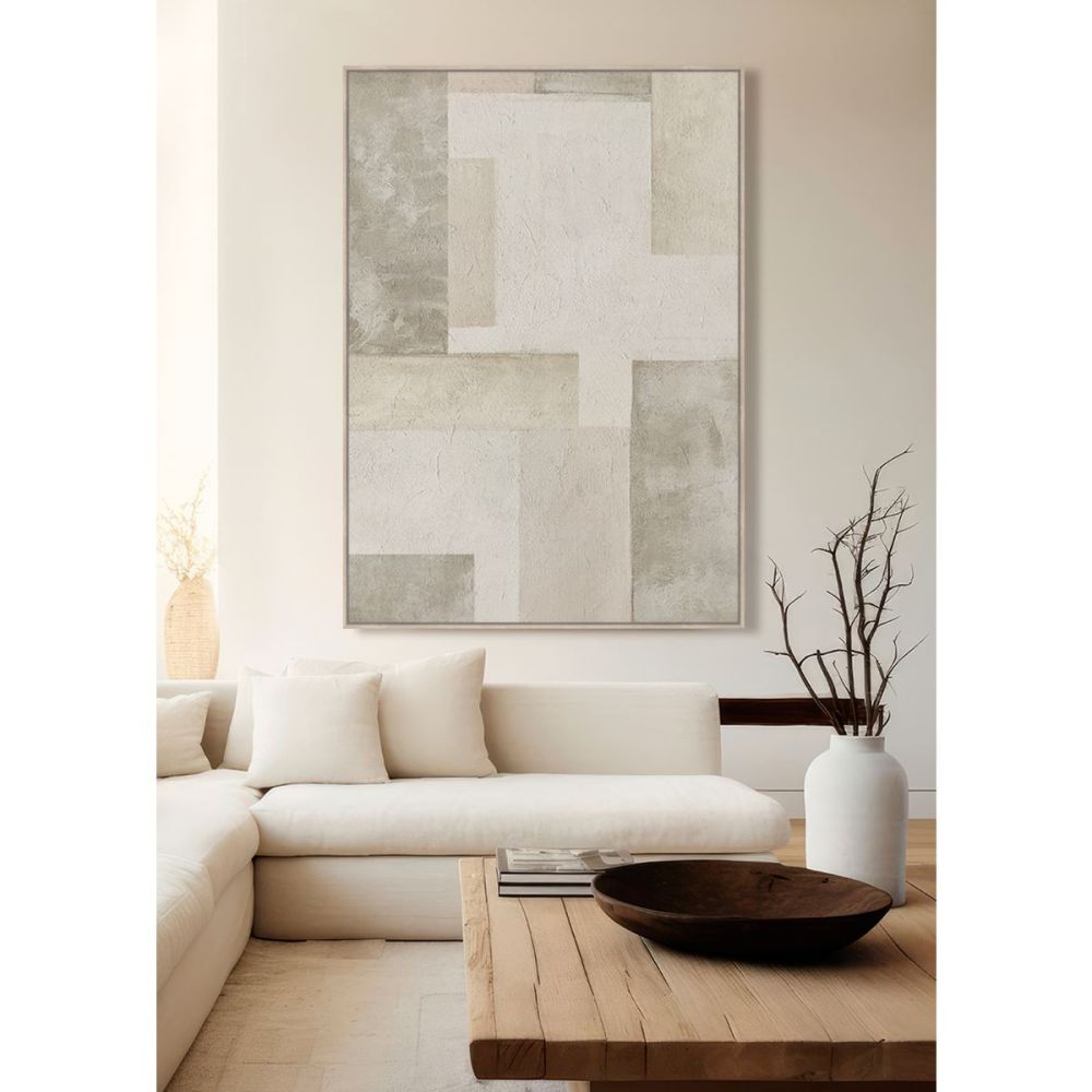 Strata 1 Framed Canvas - 121546Es