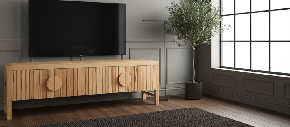 Ripple 1825 Entertainment Unit - 4 Door - Messmate