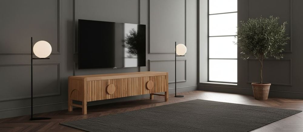 Ripple 1825 Entertainment Unit - 4 Door - Messmate
