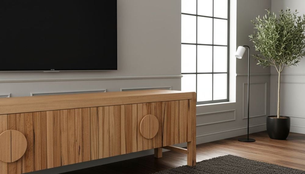 Ripple 1825 Entertainment Unit - 4 Door - Messmate