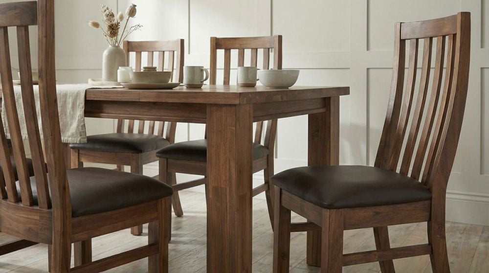 Lawson 1900 Table + 6 Lawson Dining Chairs
