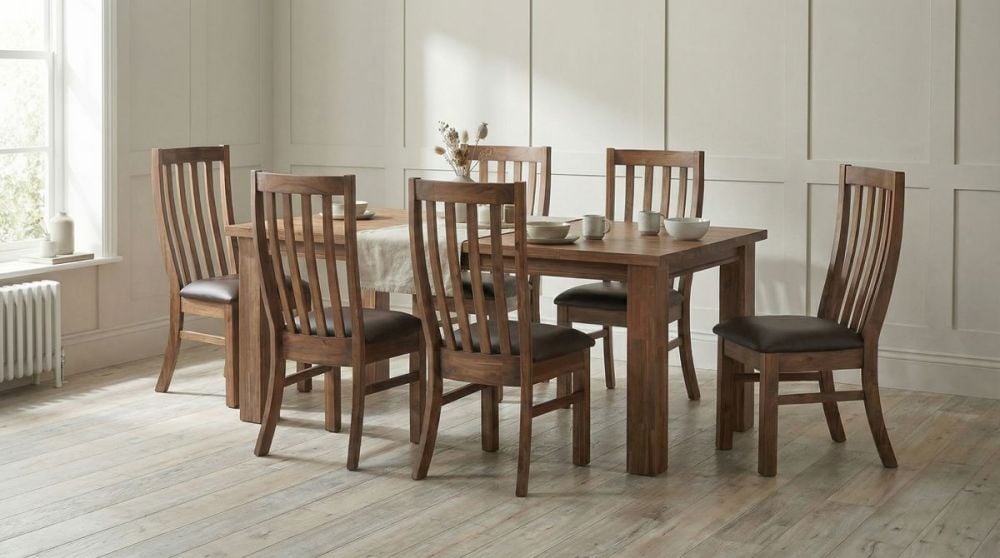 Lawson 1900 Table + 6 Lawson Dining Chairs