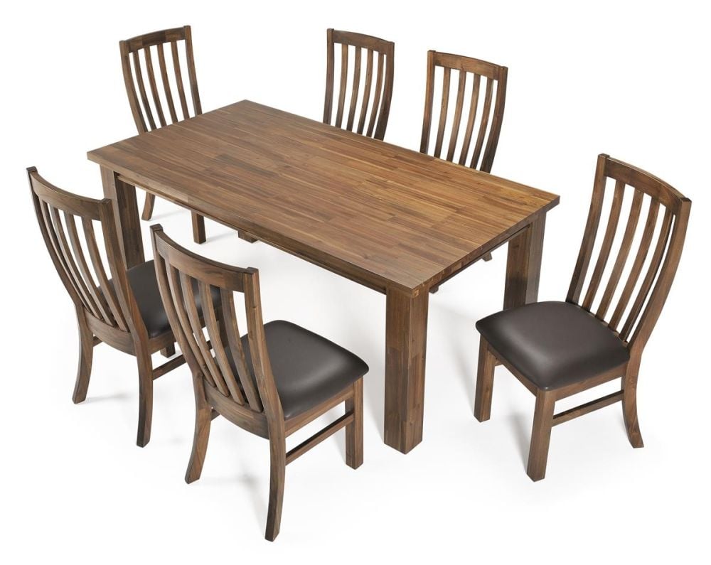 Lawson 1900 Table + 6 Lawson Dining Chairs