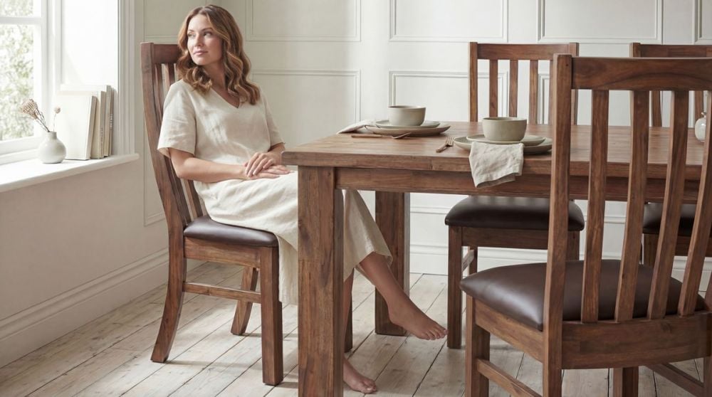 Lawson 2250 Table + 8 Lawson Dining Chairs