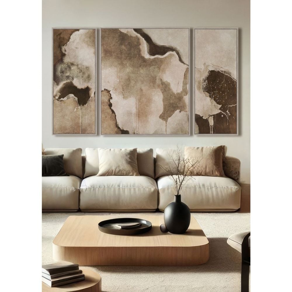 Erosion Framed Canvas - Set Of 3 - 28849E