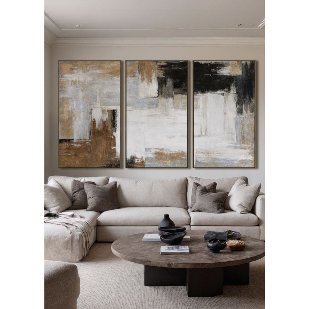 Axis Framed Canvas - Set Of 3 - 28925H