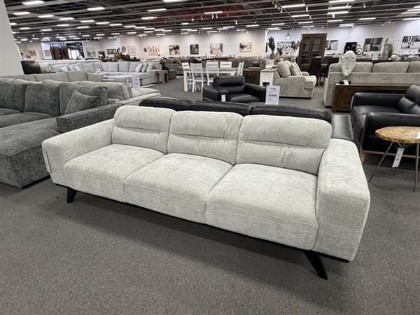 Matera 3 Seater - Greygum - Ebony Legs