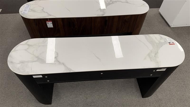 Clearance - Como 2 Drw Hall Table - Black