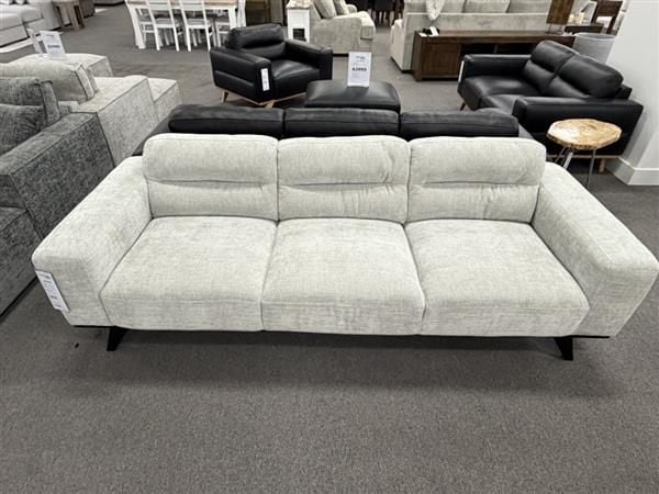 Matera 3 Seater - Greygum - Ebony Legs