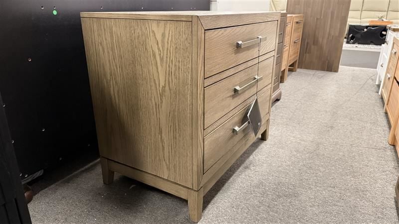 Chrestner 3 Drawer Bedside Table 