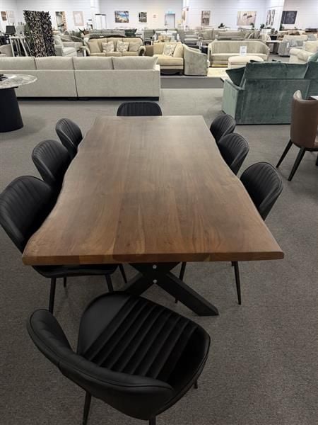 Macedon 2100 Dining Table + 8x Ace Dining Chairs