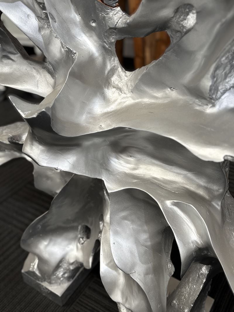 Clearance - Abstract Root Divider Stand Decor - Silver