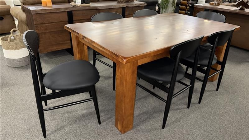 Clearance - Kimberley 1800 Dining Table 6X Oslo Dining Chairs