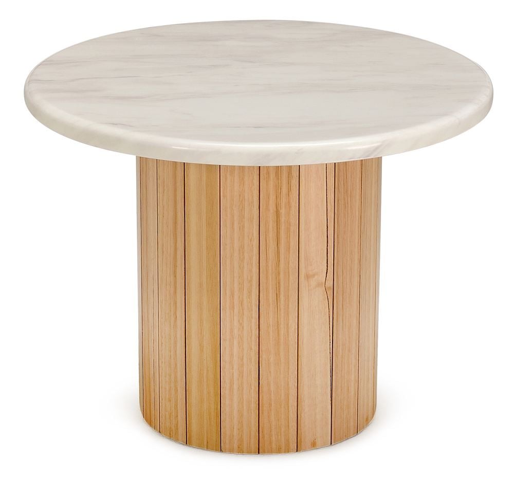 Amalfi 600 Round Lamp Table