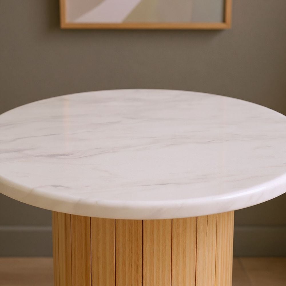 Amalfi 600 Round Lamp Table