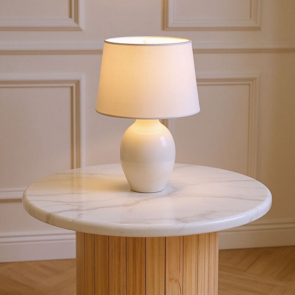 Amalfi 600 Round Lamp Table