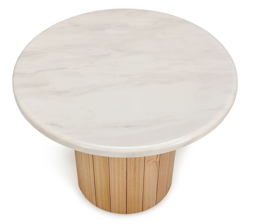 Amalfi 600 Round Lamp Table