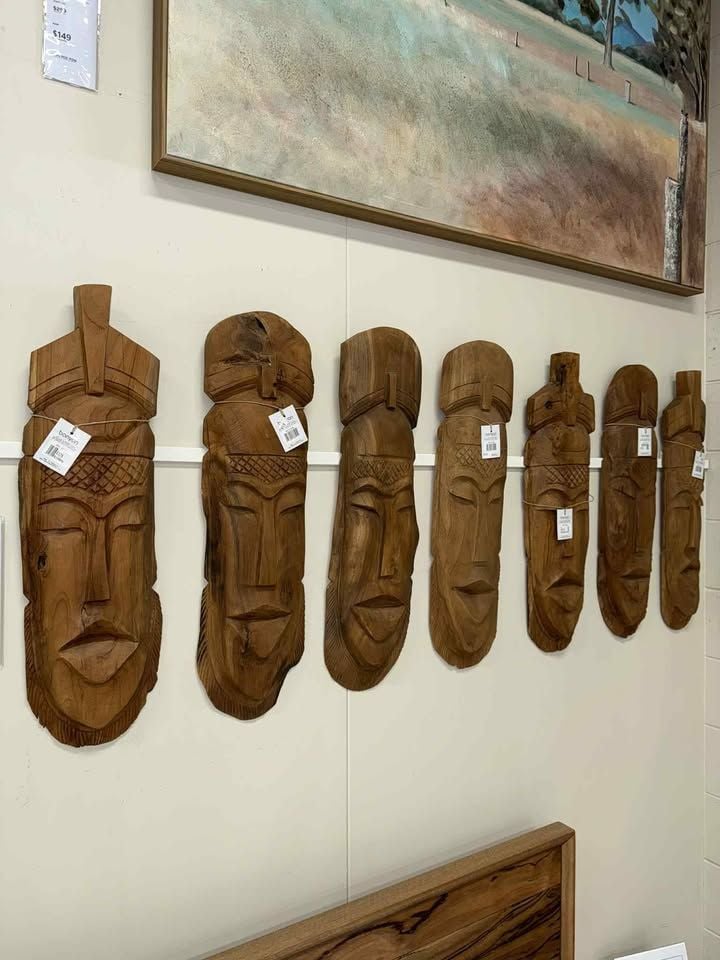 Clearance - Ancient Teakwood Faces