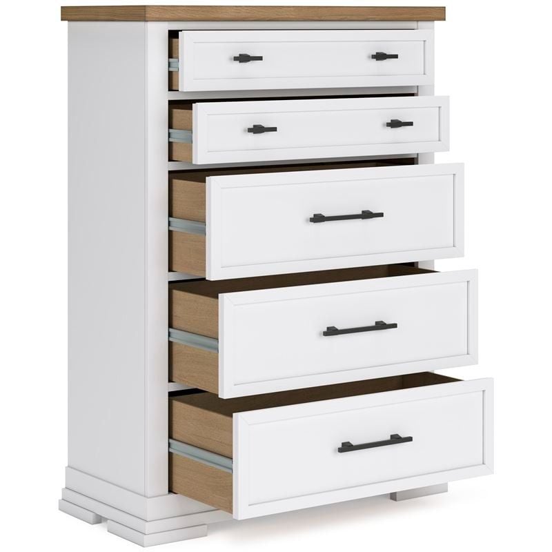 Ashbryn 5 Drawer Tallboy Chest
