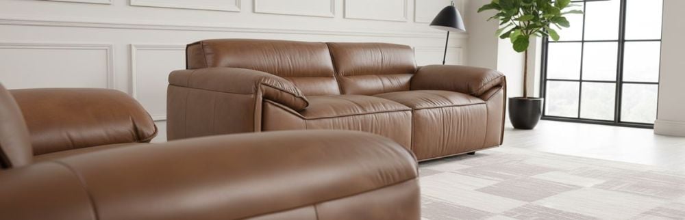 Aspen 3 Seater Sofa - Vintage Chocolate Leather