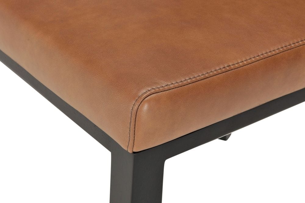 Riviera 2100 Dining Table + 8 Chocolate Berlin Chairs - Vintage Brown