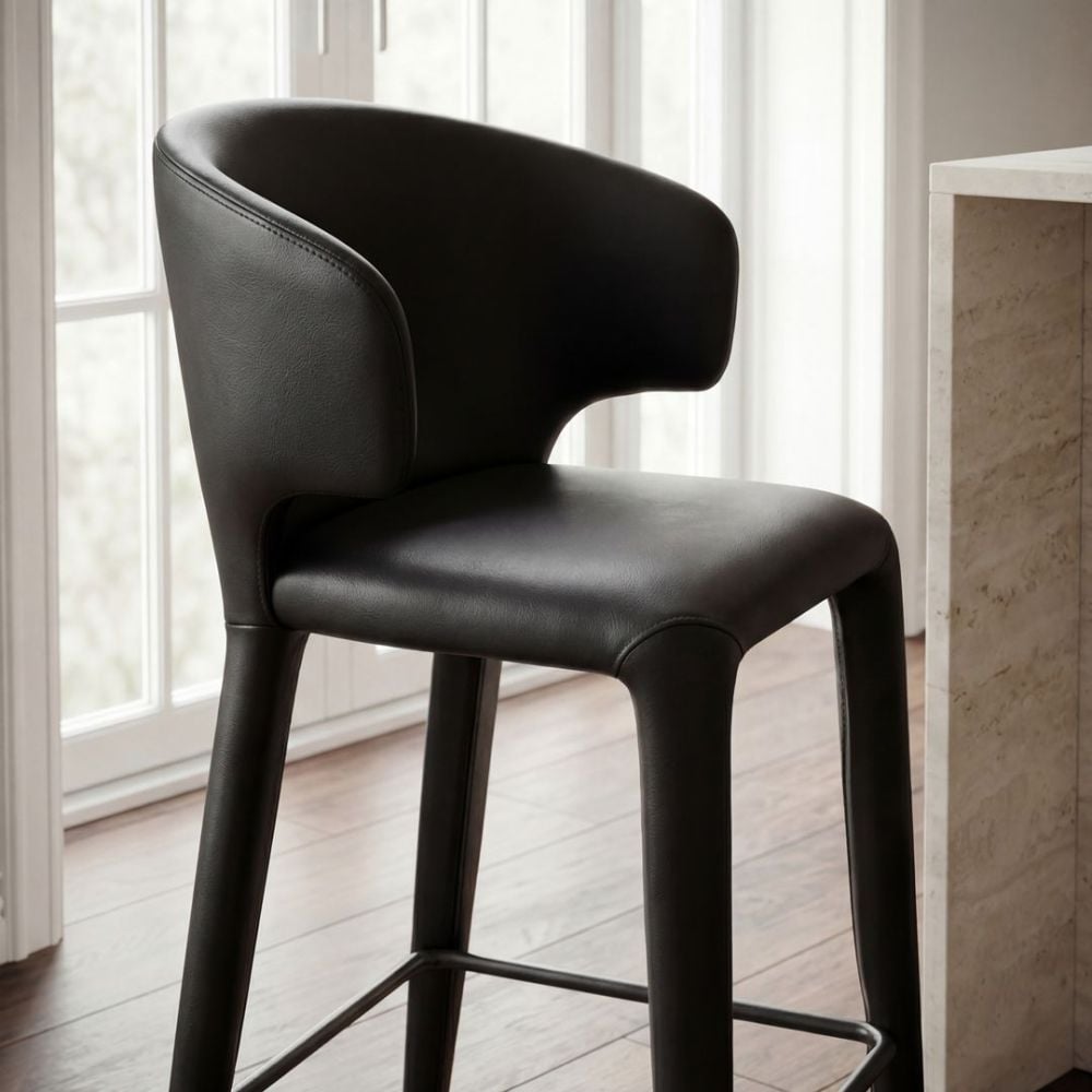 Boris Bar Stool - Black