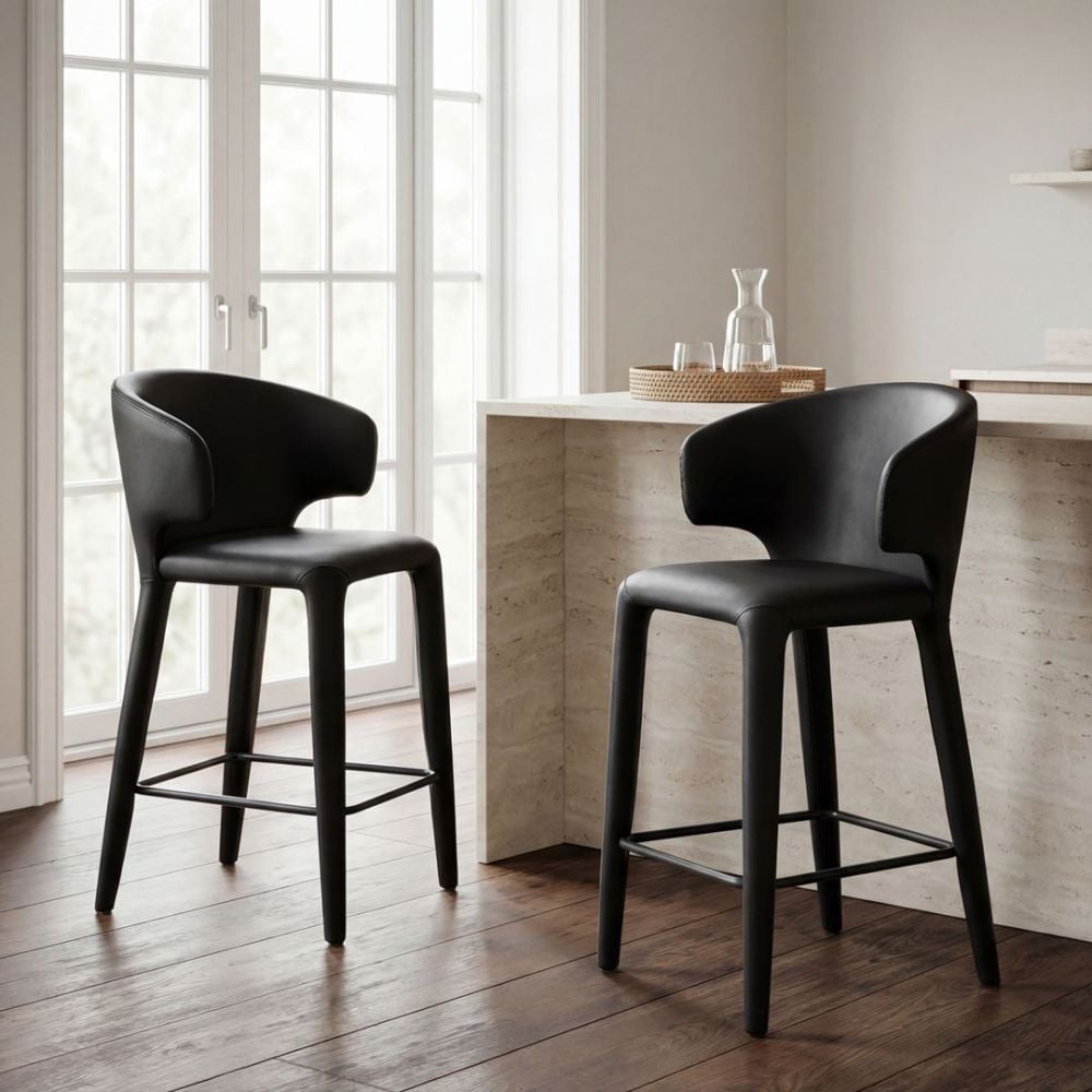 Boris Bar Stool - Black