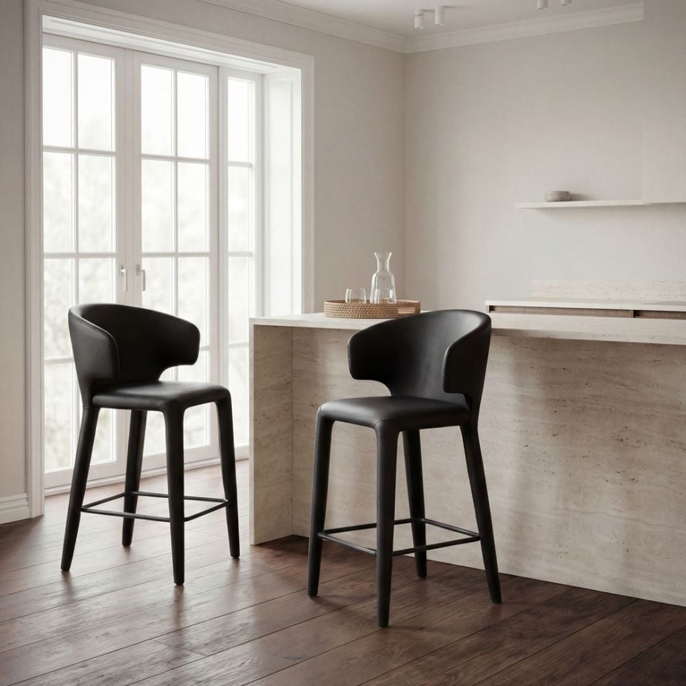 Boris Bar Stool - Black