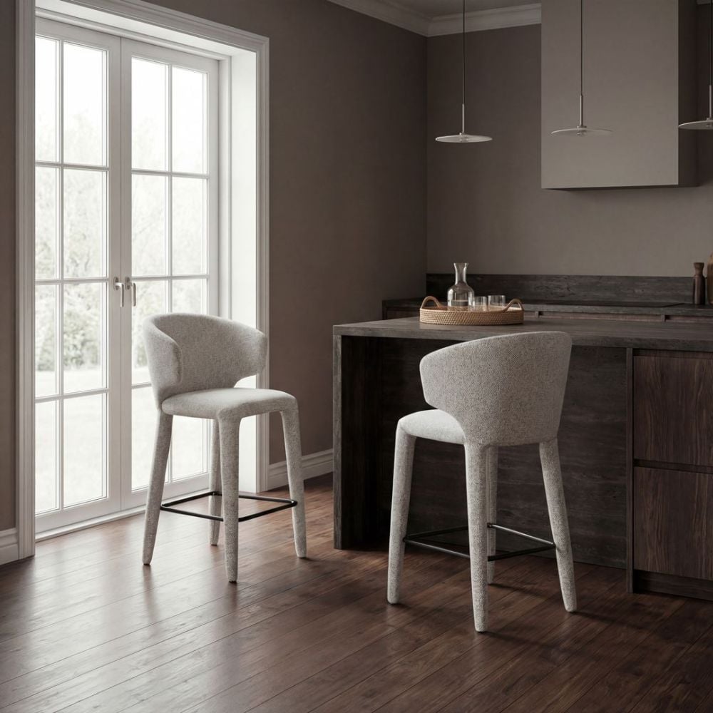 Boris Bar Stool - Iron