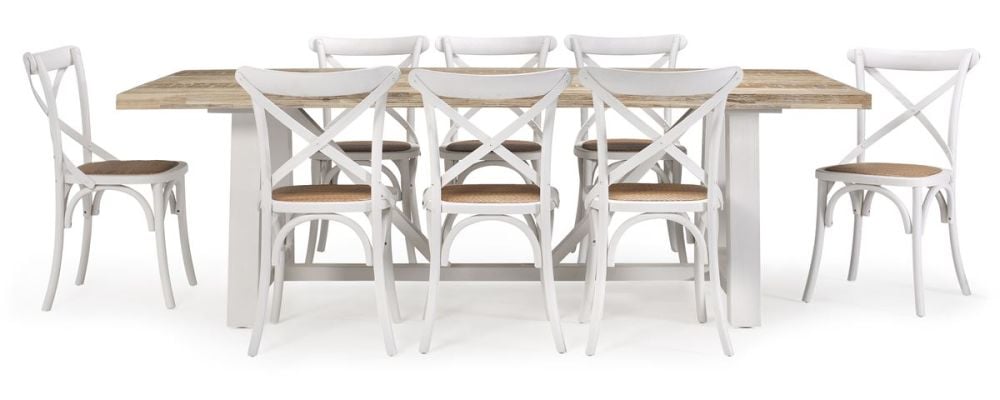Byron Bay 2400 Trestle Dining Table