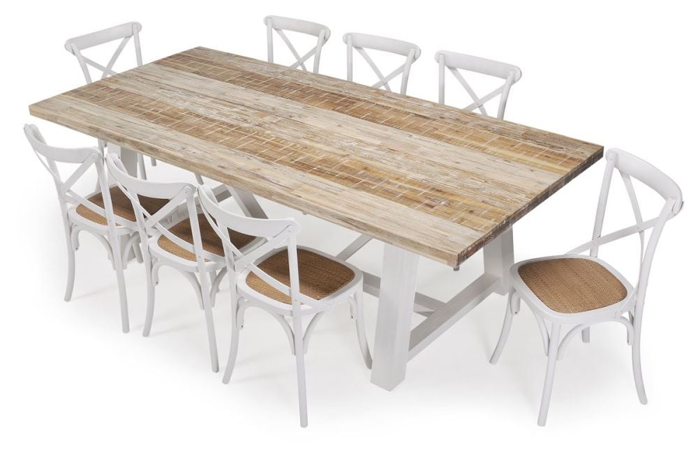 Byron Bay 2400 Trestle Dining Table