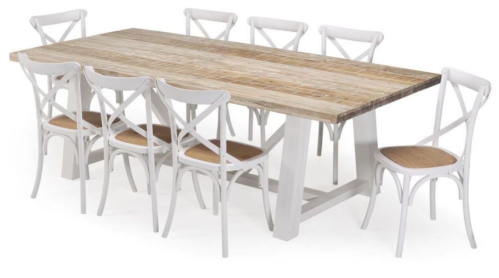 Byron Bay 2400 Trestle Dining Table