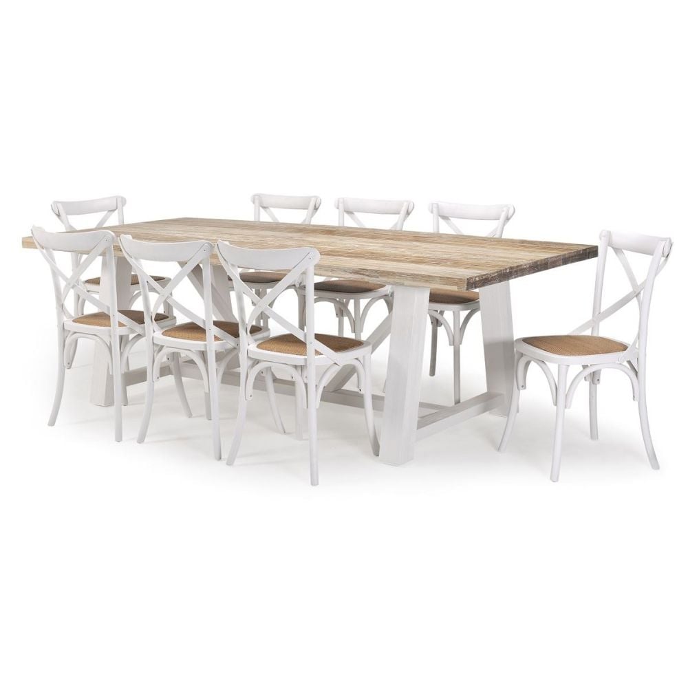 Byron Bay 2400 Trestle Dining Table