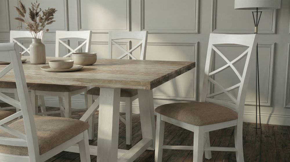 Byron Bay 2400 Trestle Dining Table