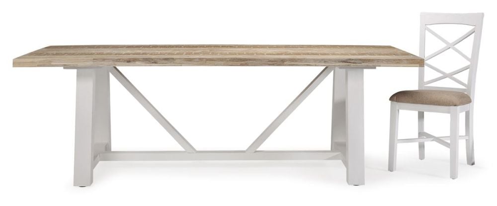 Byron Bay 2400 Trestle Dining Table