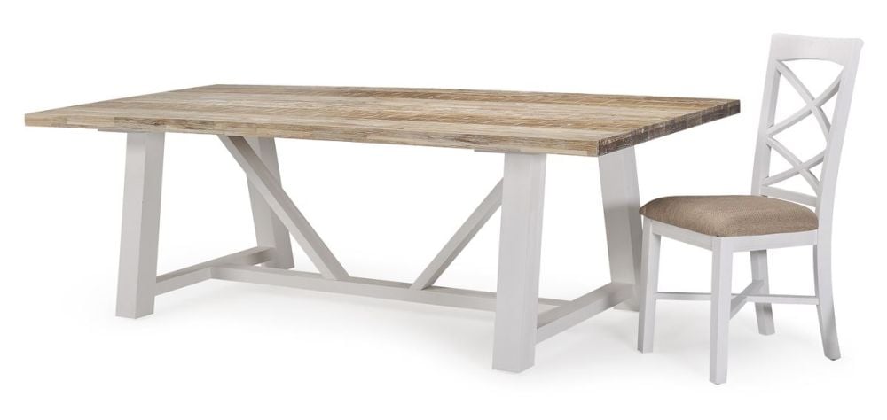 Byron Bay 2400 Trestle Dining Table