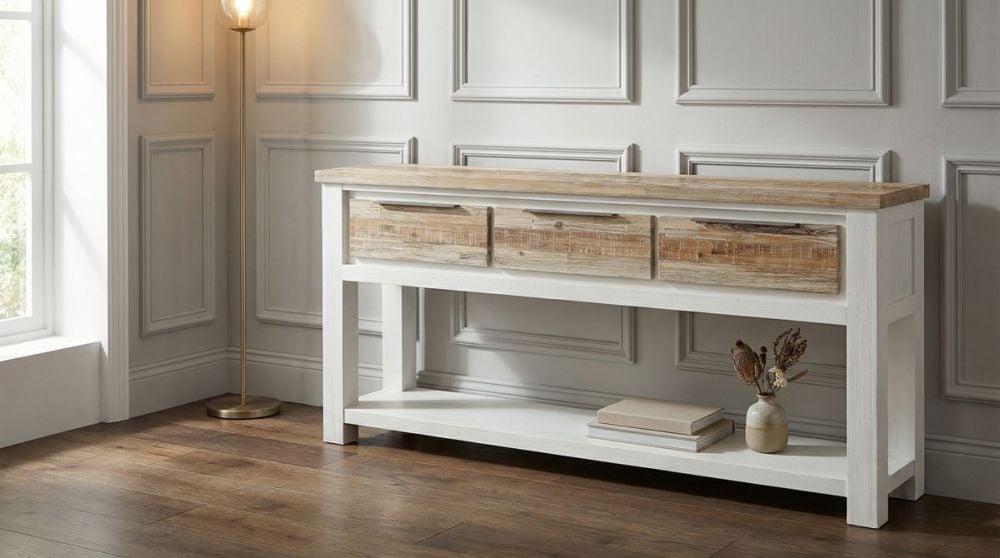 Byron Bay 1800 Hall Table - 3 Drawer
