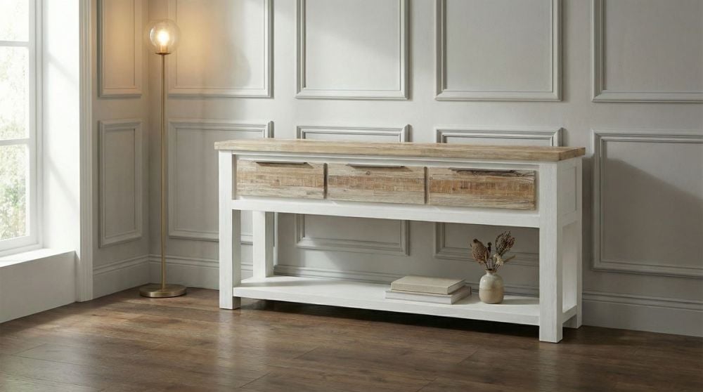 Byron Bay 1800 Hall Table - 3 Drawer