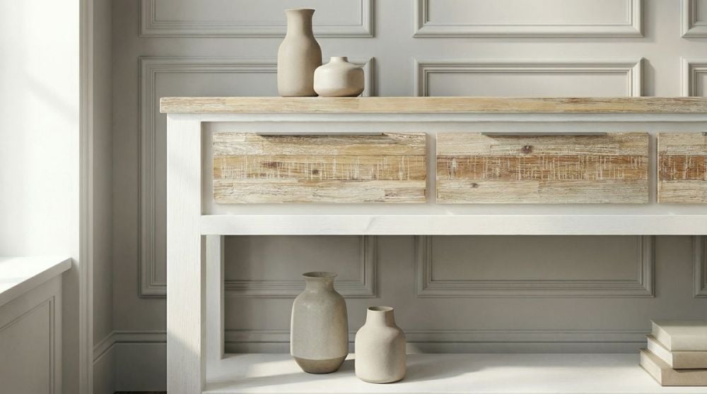 Byron Bay 1800 Hall Table - 3 Drawer