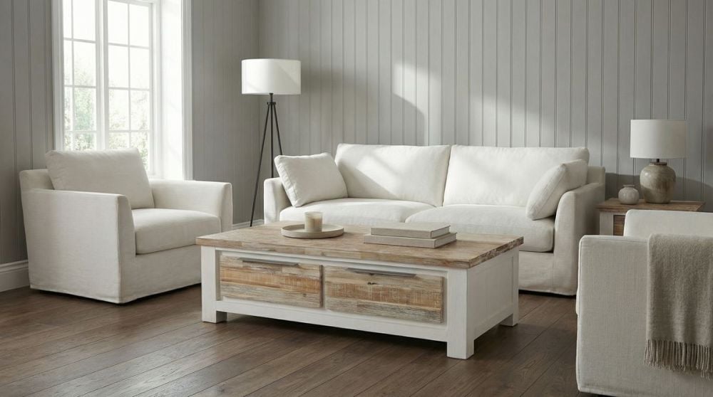 Byron Bay 1300 Coffee Table - 2 Drawer