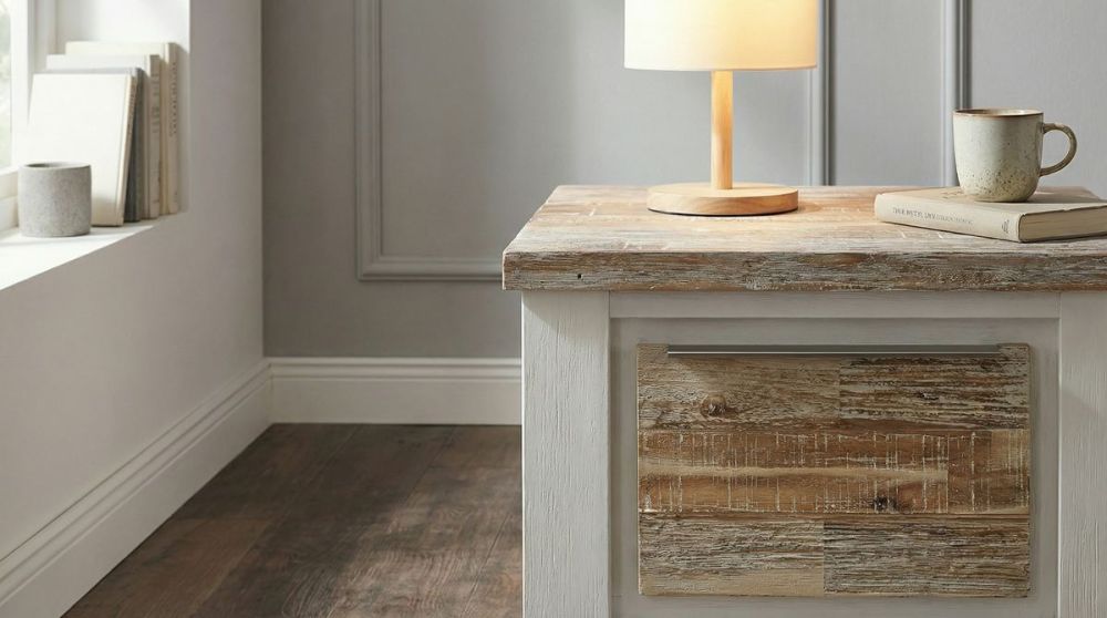 Byron Bay 600 Lamp Table - 1 Drawer