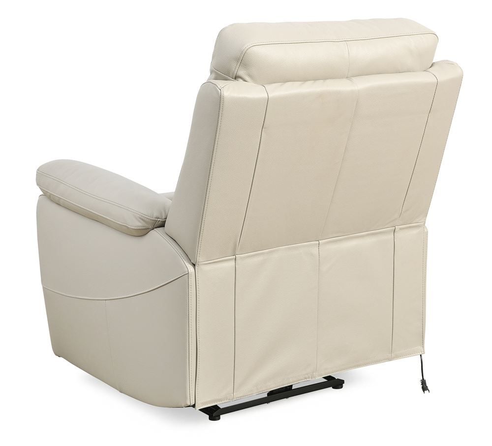 Cairo 2 Seater + 2 Armchair Electric Recliners - Light Grey Leather