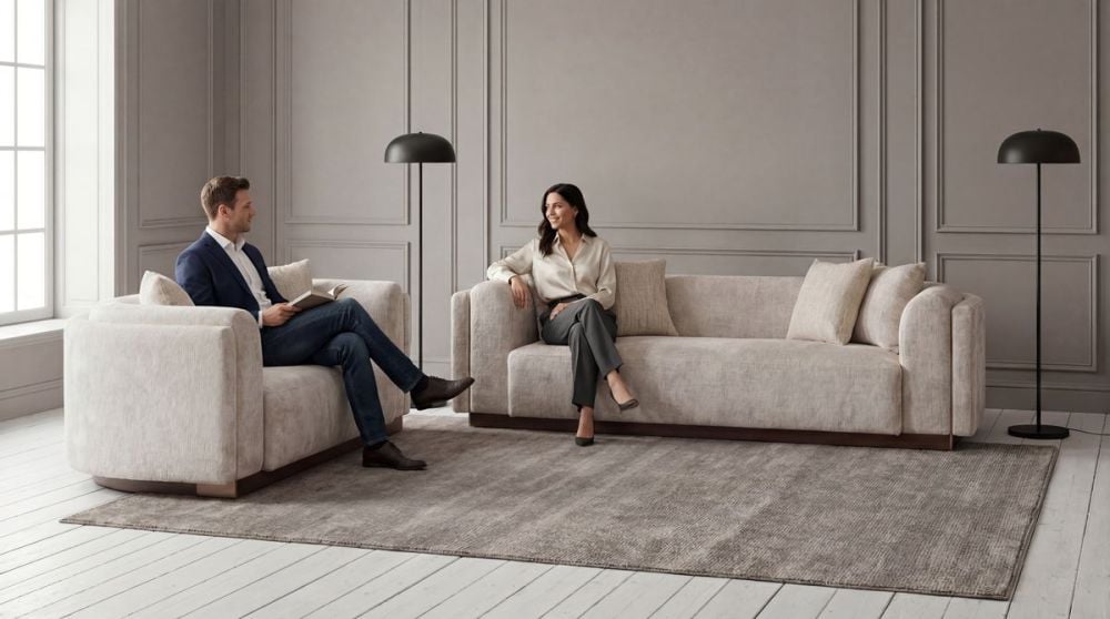 Capella 3 Seater - Turtle Dove
