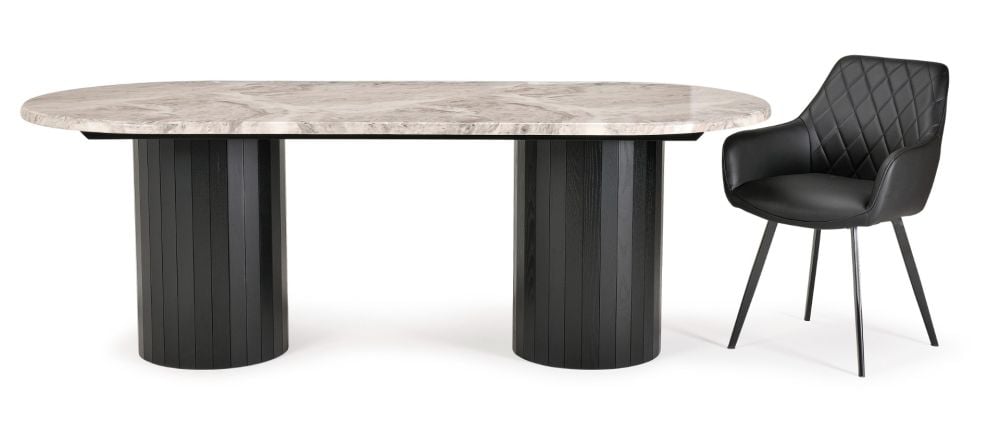 Capri 2200 Dining Table - Black