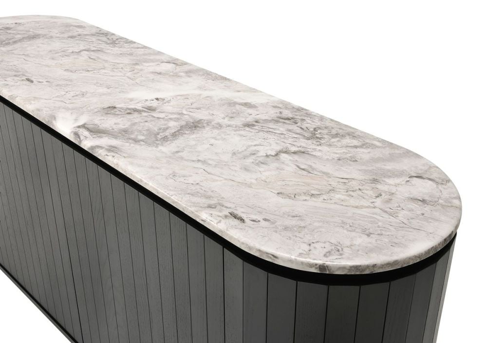 Capri 1760 Medium Buffet - Black