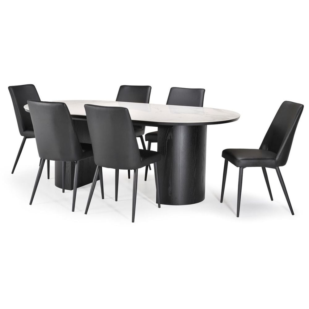 Como 2100 Dining Table - Black