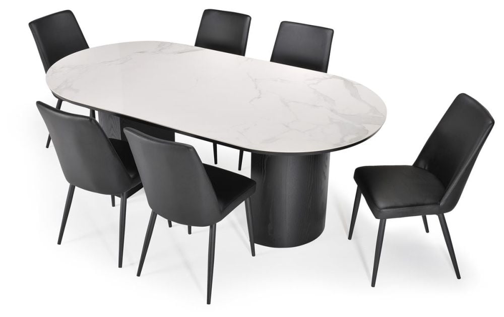 Como 2100 Dining Table - Black