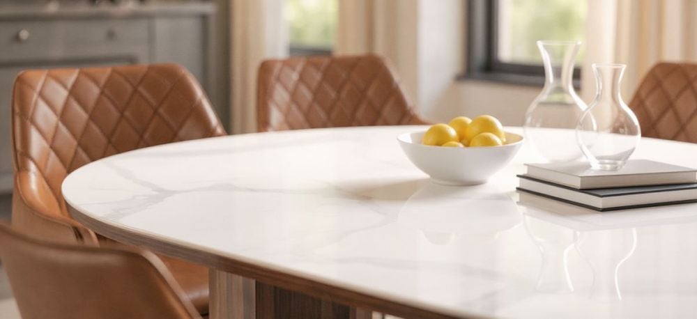 Como 2100 Dining Table - Walnut