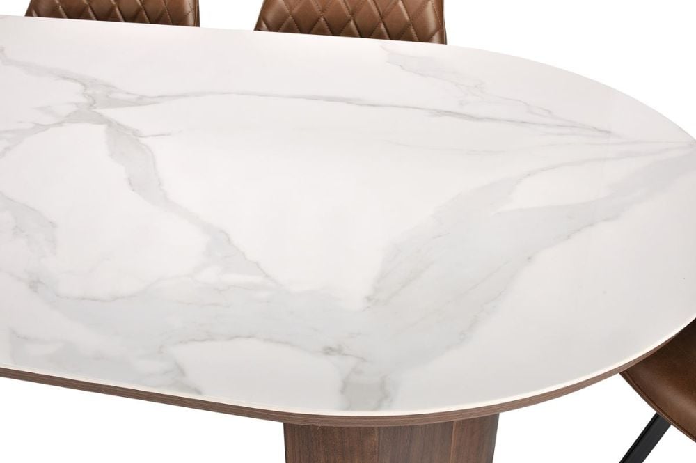 Como 2100 Dining Table - Walnut