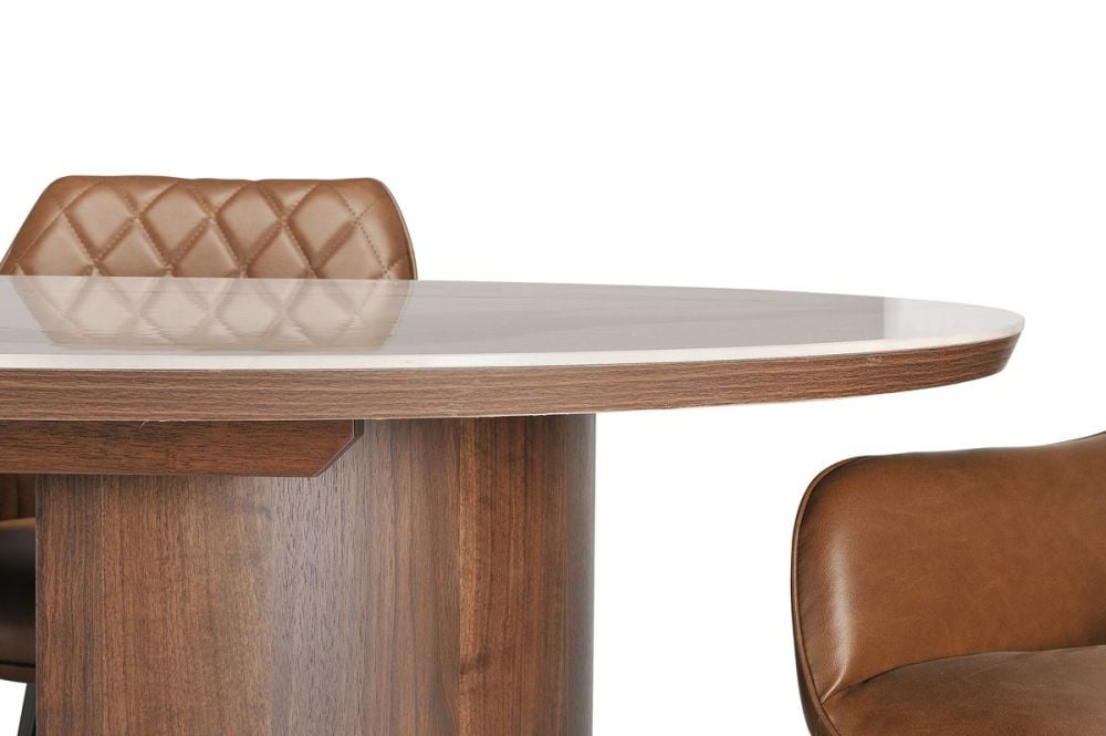Como 2100 Dining Table - Walnut